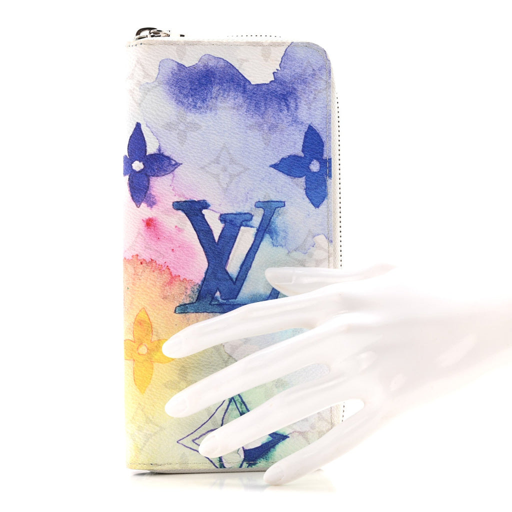 Louis Vuitton Monogram Watercolor Vertical Zippy Wallet