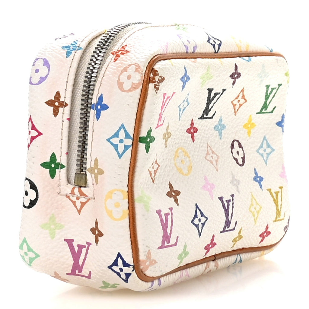 Louis Vuitton Monogram Multicolor Trousse Wapity White