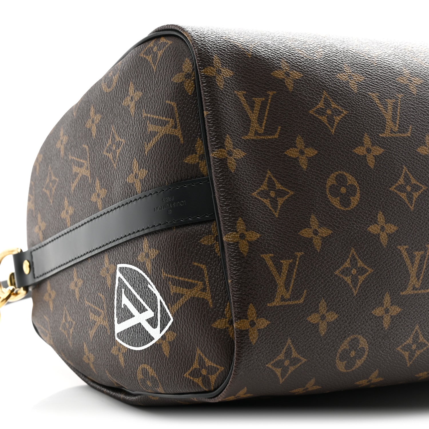 Louis Vuitton Monogram My World Tour Speedy Bandouliere 30 Black