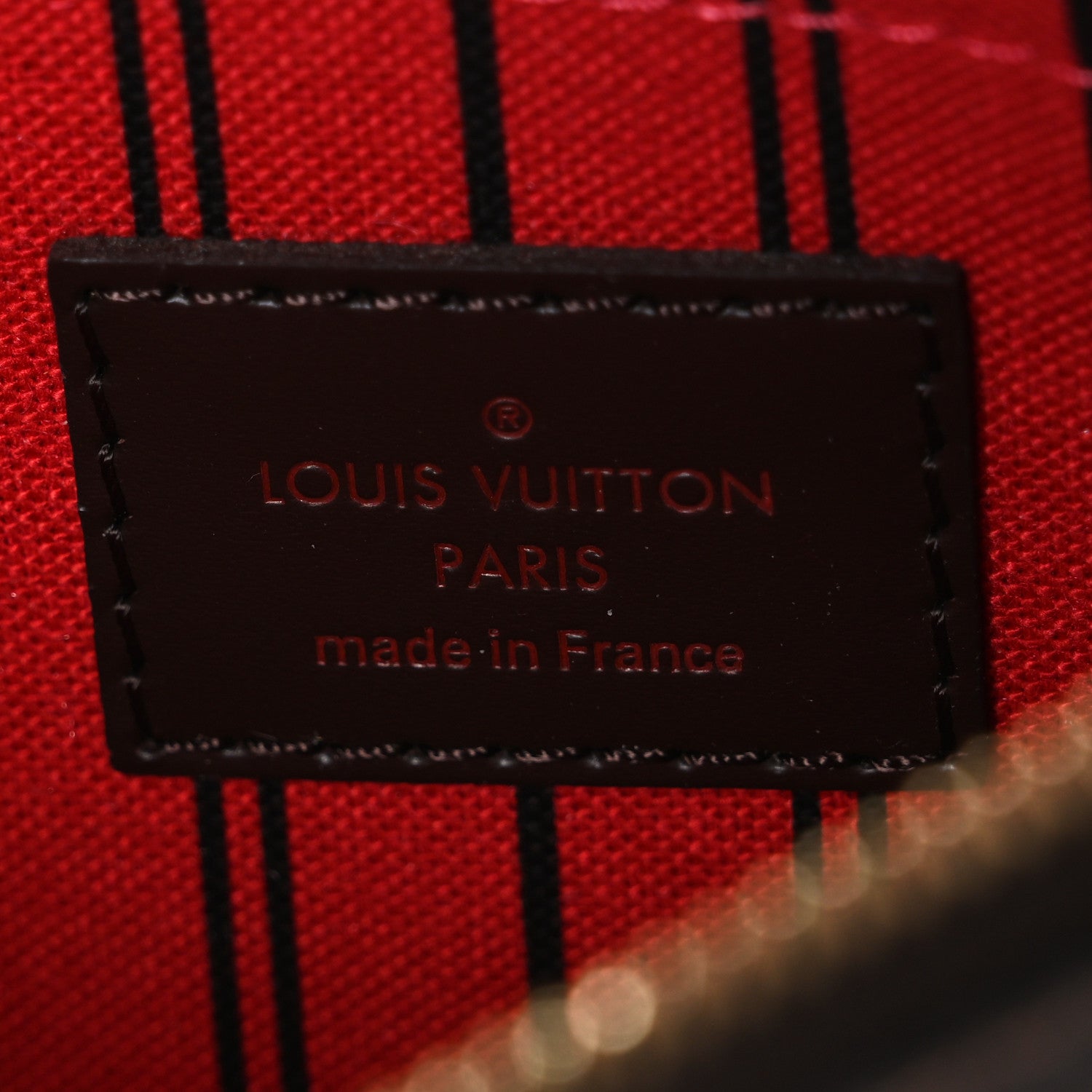 Louis Vuitton Damier Ebene Neverfull PM Pochette