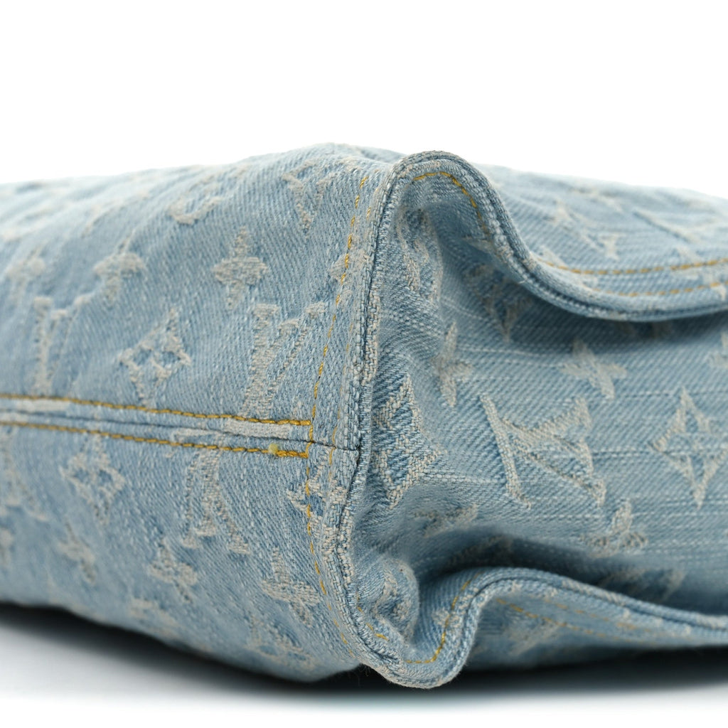 Louis Vuitton Monogram Washed Denim Let Go PM Sky Blue