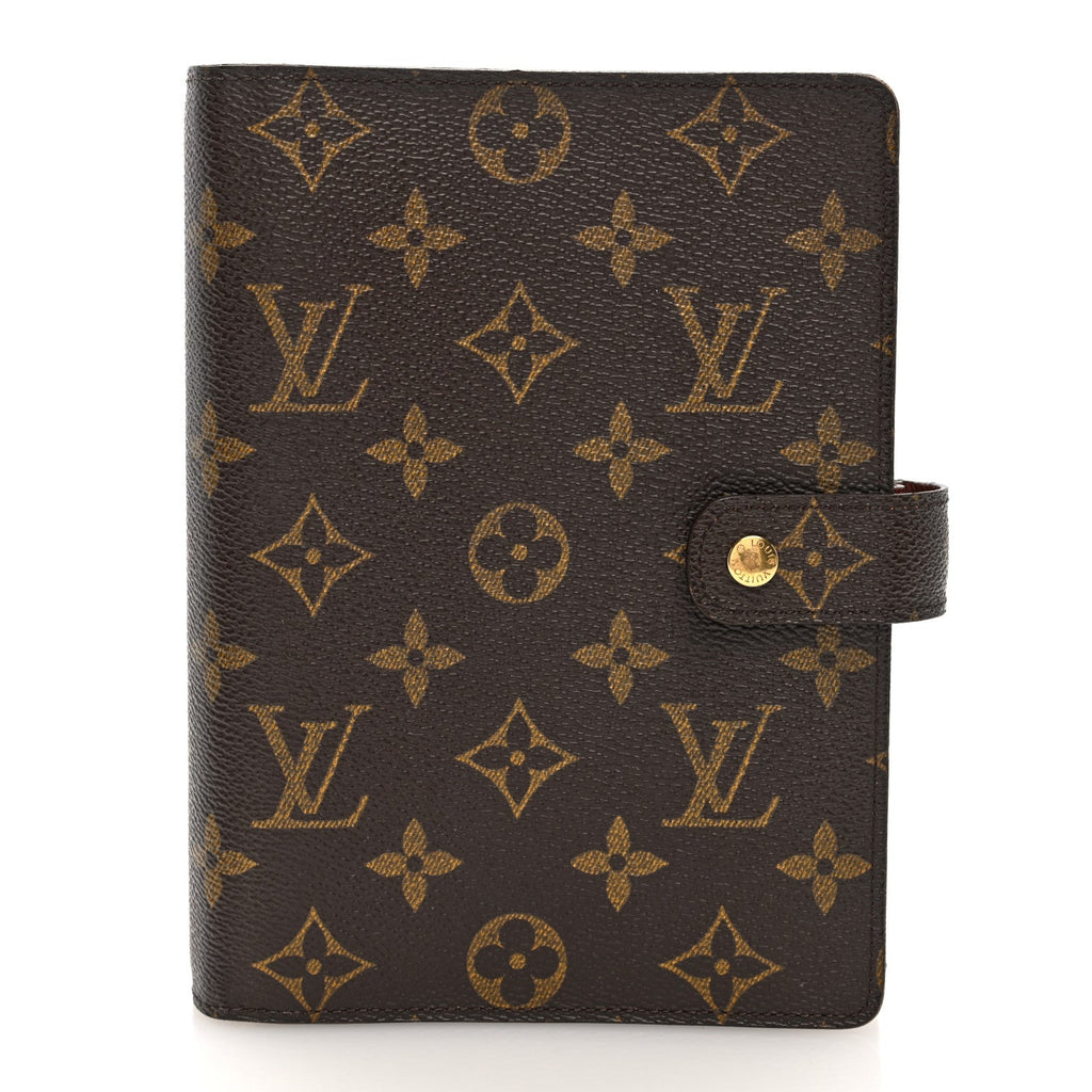 Louis Vuitton Monogram Medium Ring Agenda Cover
