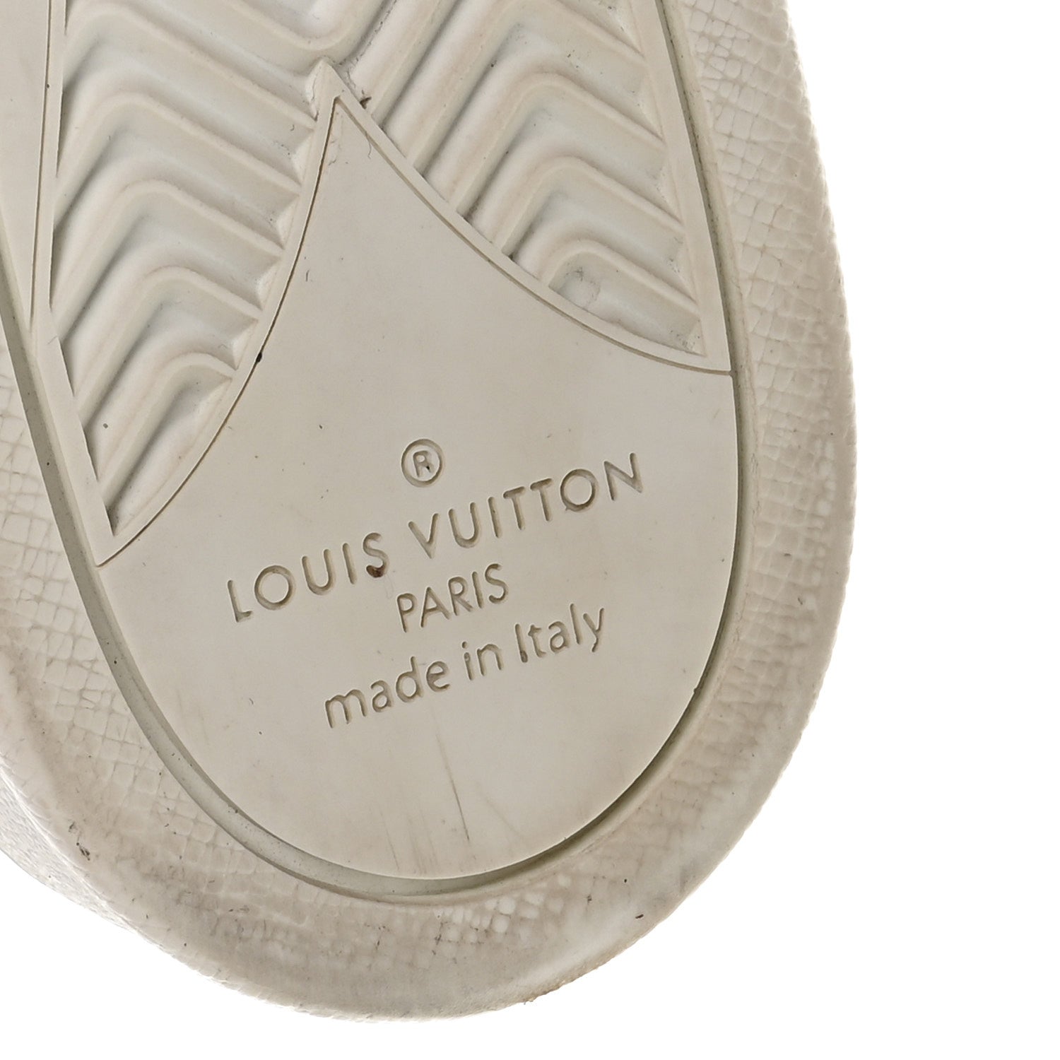 Louis Vuitton Grained Calfskin Monogram Boombox Sneaker Boots 39 White