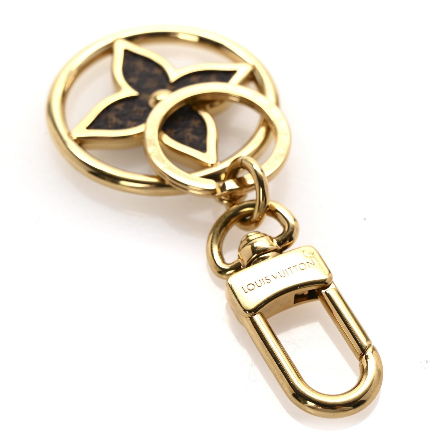 Louis Vuitton Monogram Puzzle Flower Bag Charm Key Holder