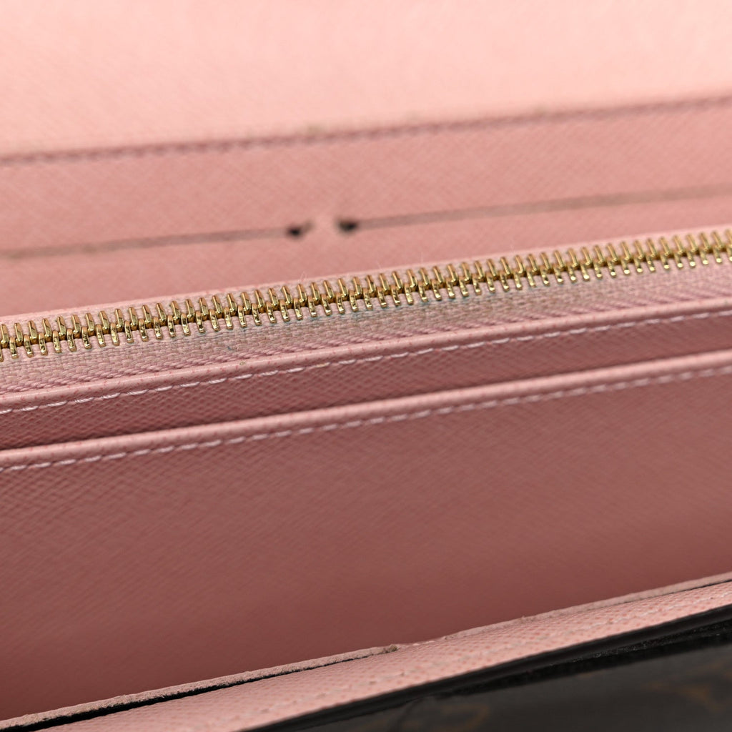 Louis Vuitton Monogram Sarah Wallet NM Rose Ballerine