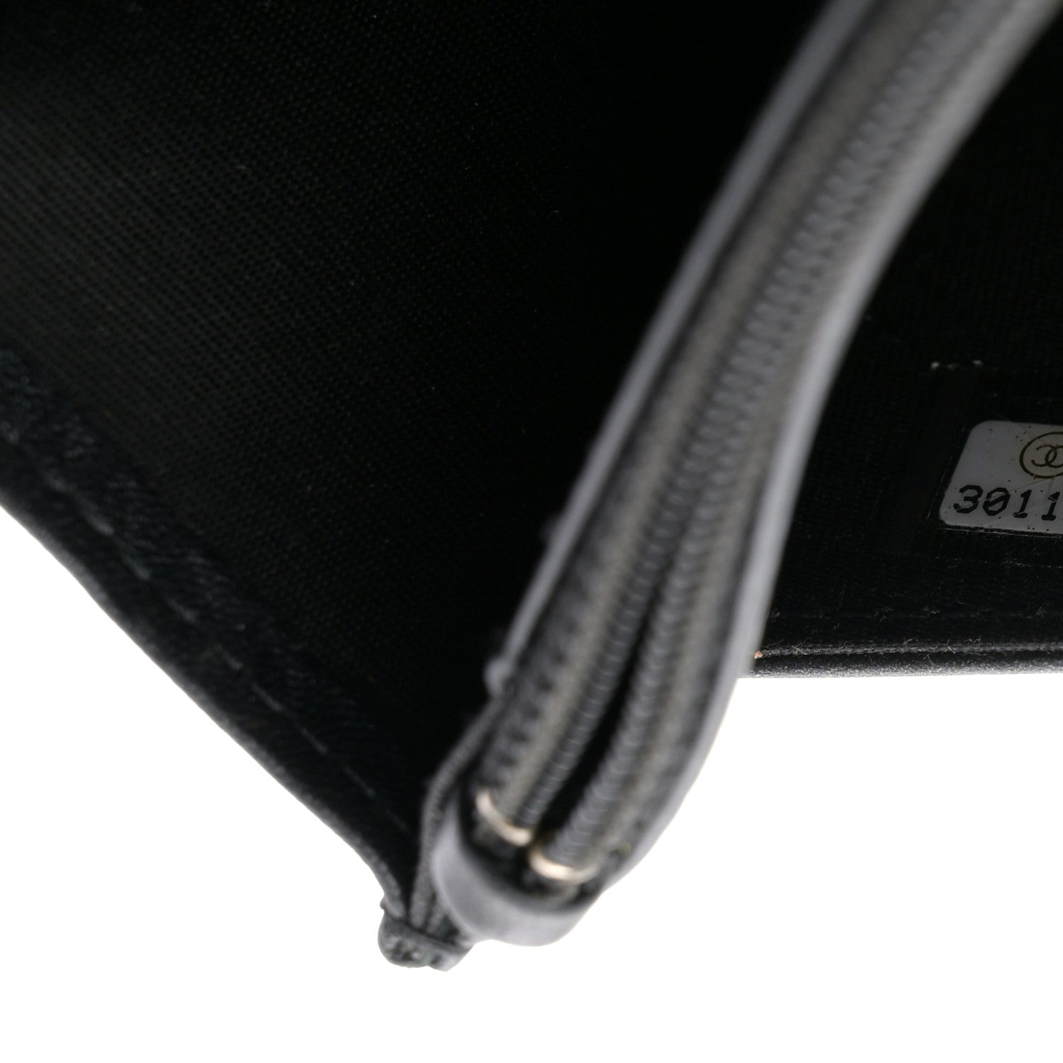 Chanel Caviar Quilted Vintage Mademoiselle Wallet On Chain WOC Black