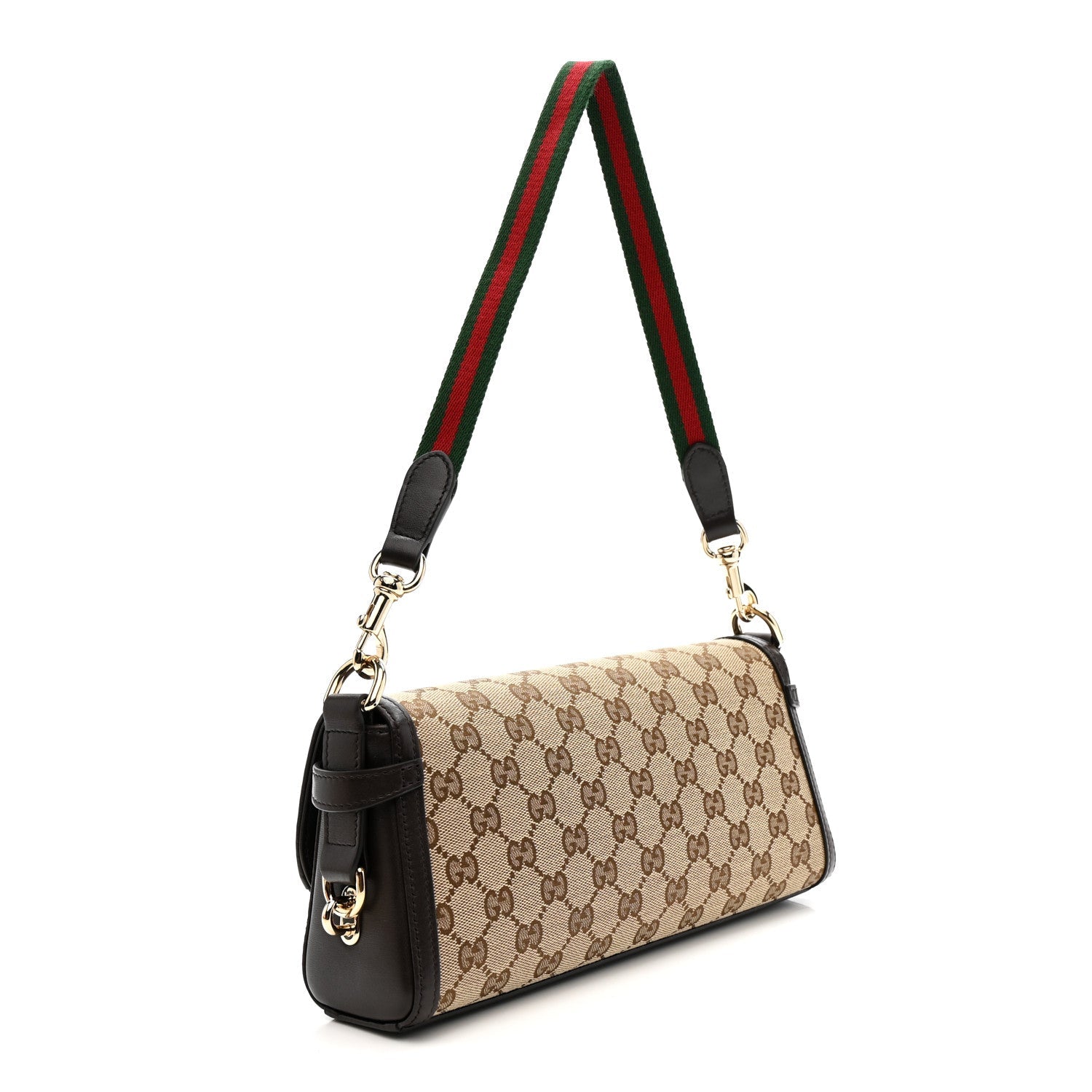 Gucci GG Monogram Small Luce Shoulder Bag Beige Ebony