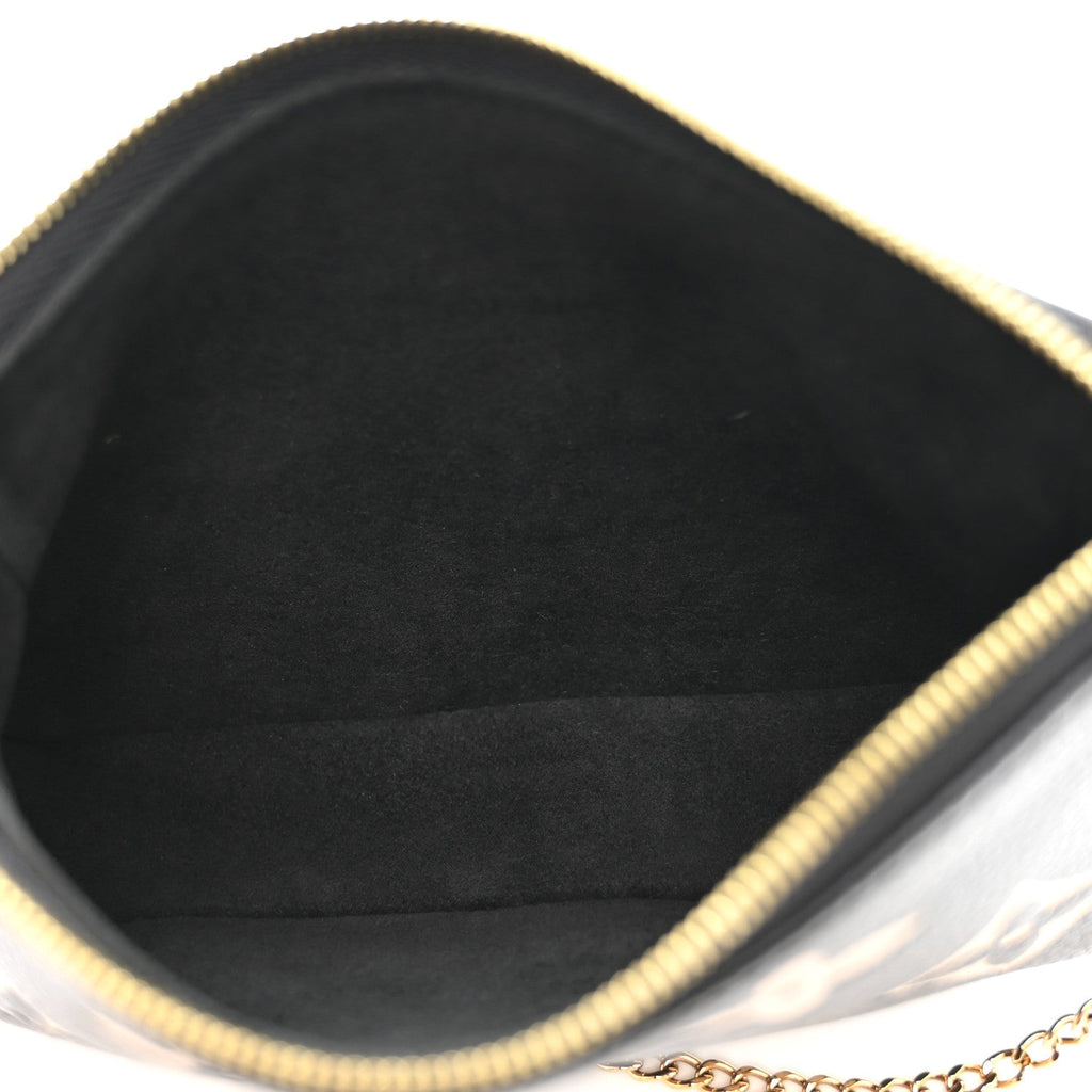 Louis Vuitton Empreinte Monogram Giant Mini Pochette Accessories Black