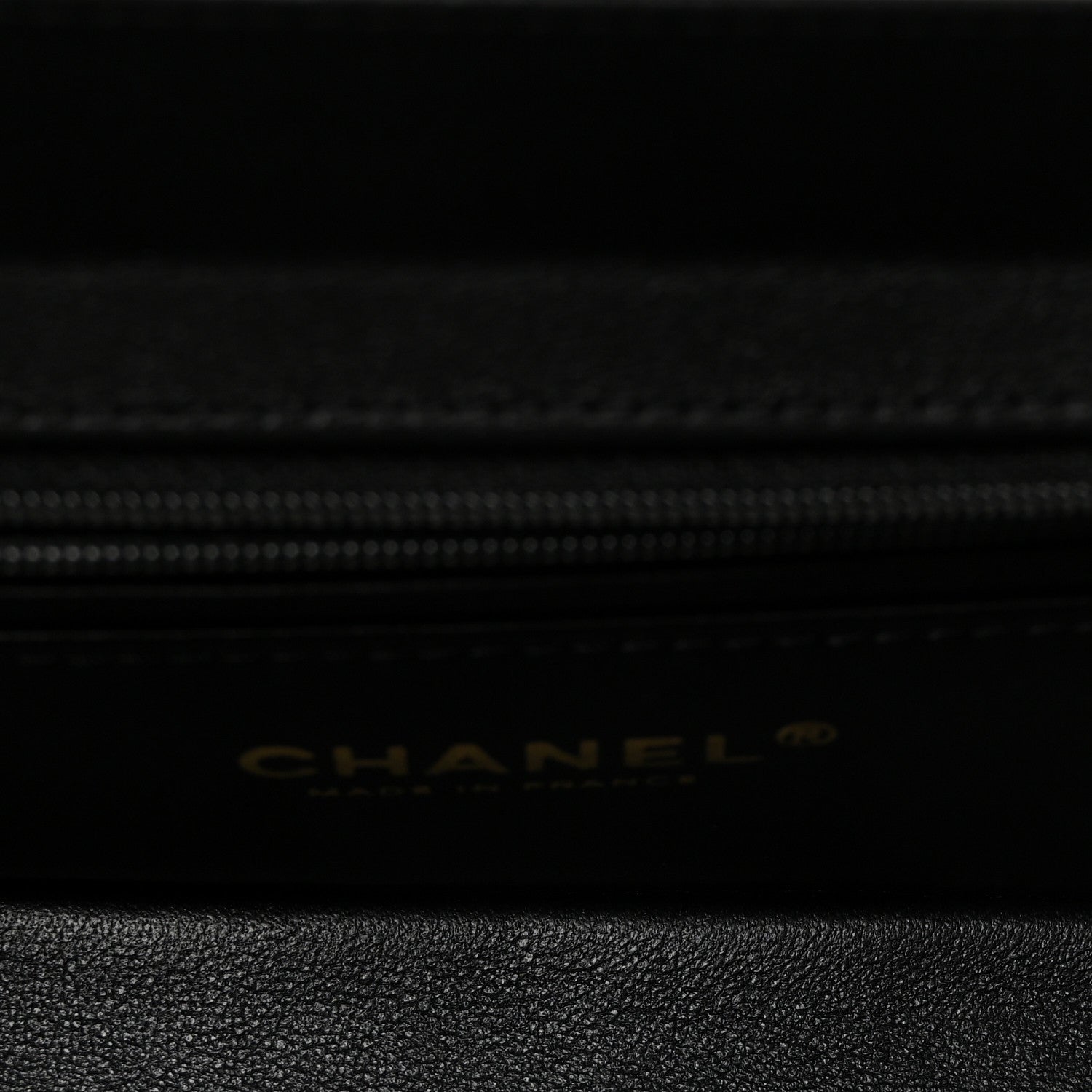 Chanel Shiny Calfskin Quilted Top Handle Box Bag Black