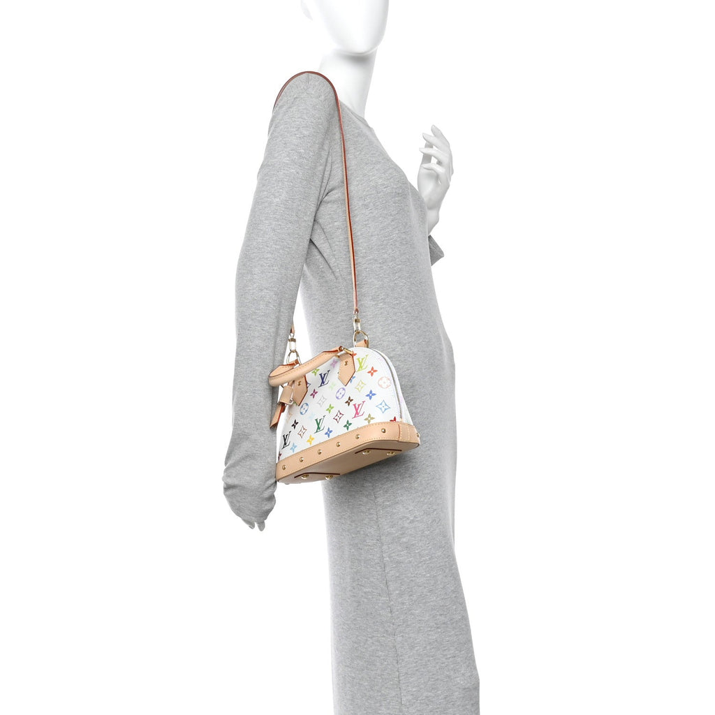 Louis Vuitton LV X TM Monogram Multicolor Alma BB White