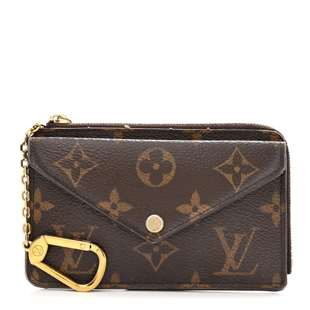 Louis Vuitton Monogram Recto Verso Card Holder Black