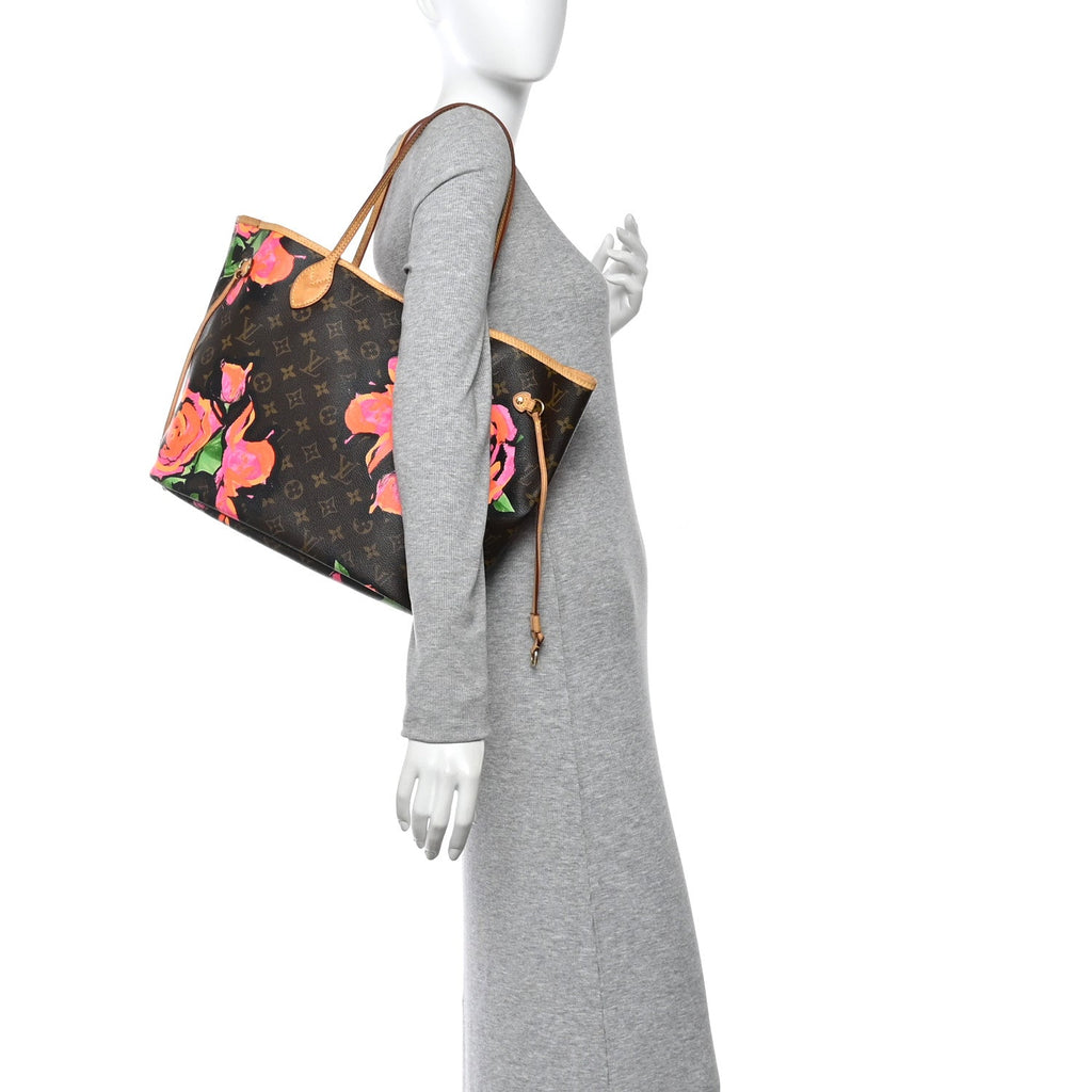 Louis Vuitton Monogram Roses Neverfull MM