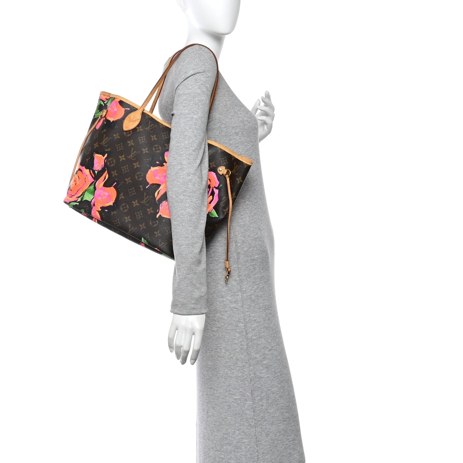 Louis Vuitton Monogram Roses Neverfull MM