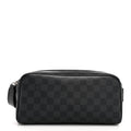 Louis Vuitton Damier Graphite Dopp Kit Toilet Pouch
