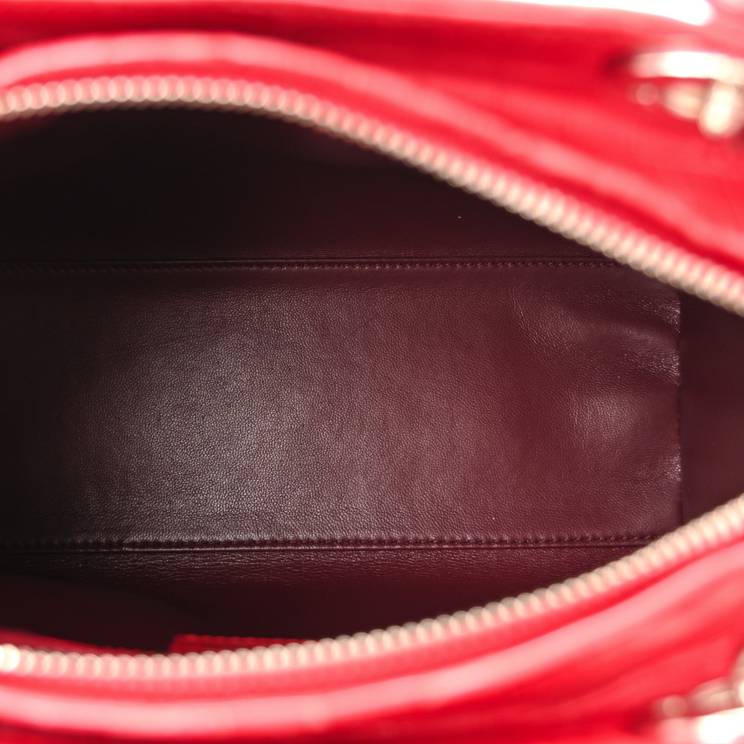 Christian Dior Alligator Medium Lady Dior Red