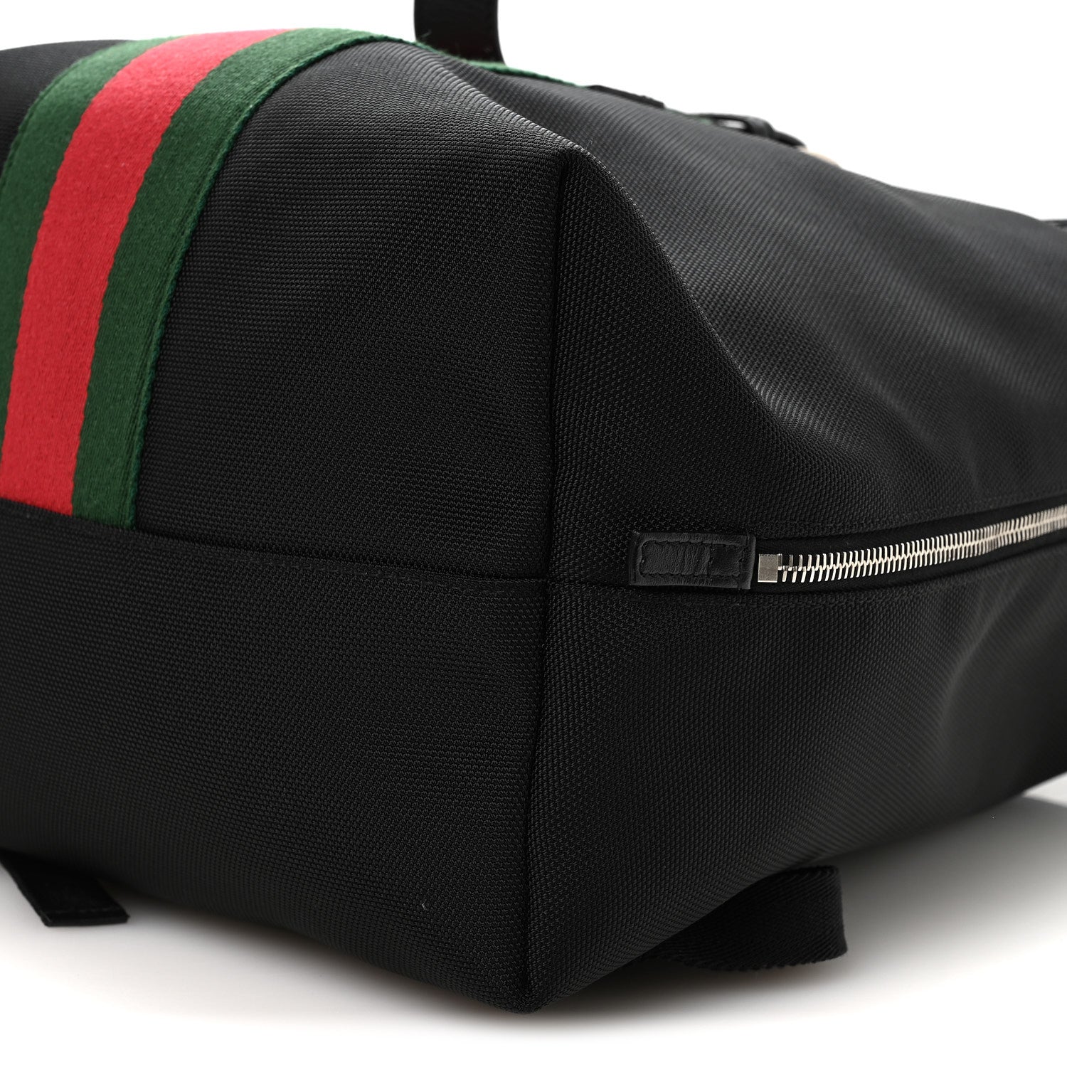 Gucci Techno Canvas Web Single Buckle Backpack Black