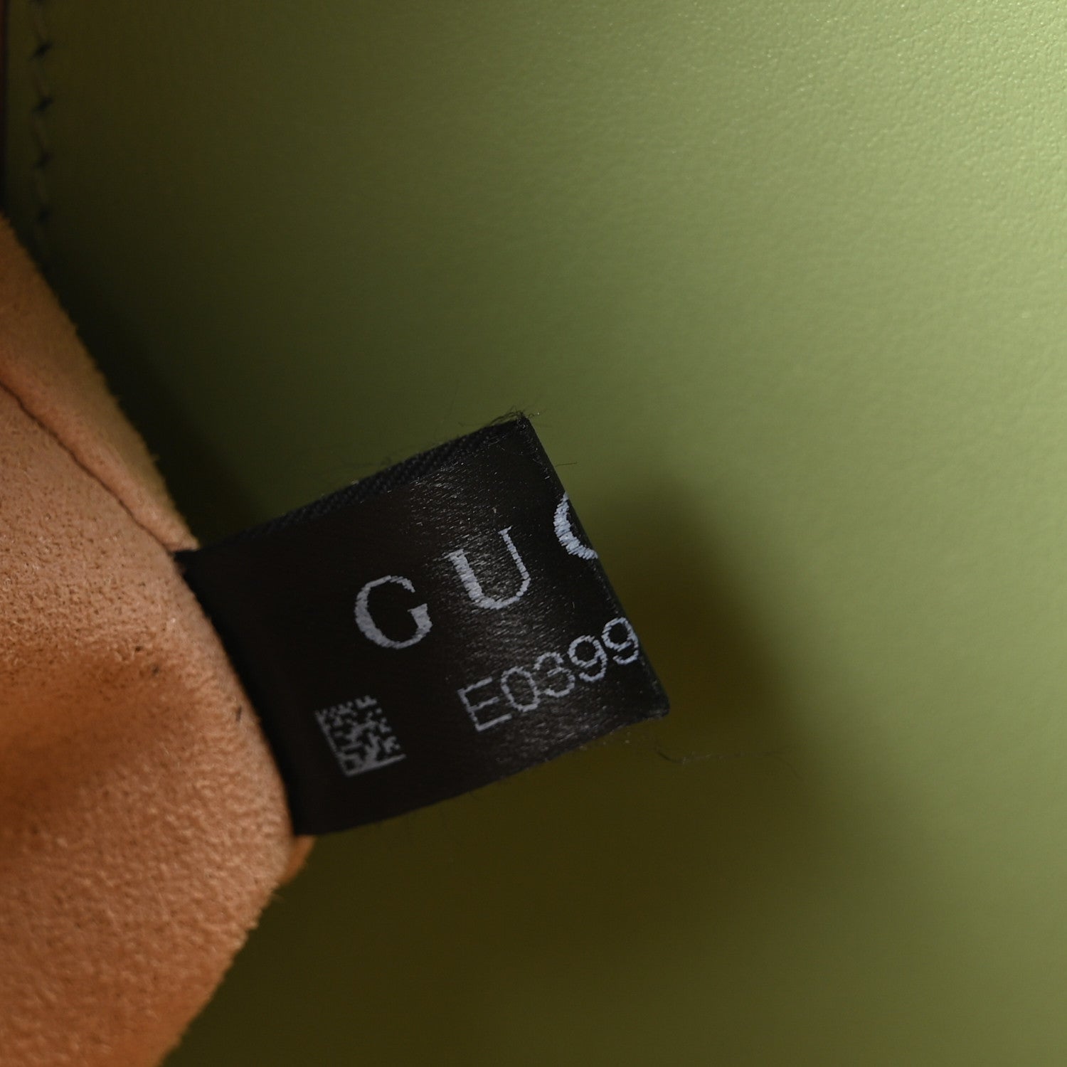Gucci Calfskin Matelasse Small GG Marmont Chain Shoulder Bag Salamander Green
