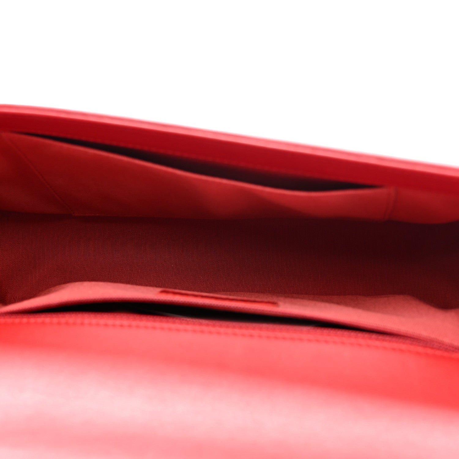 Chanel Lambskin Quilted New Medium Boy Flap Red