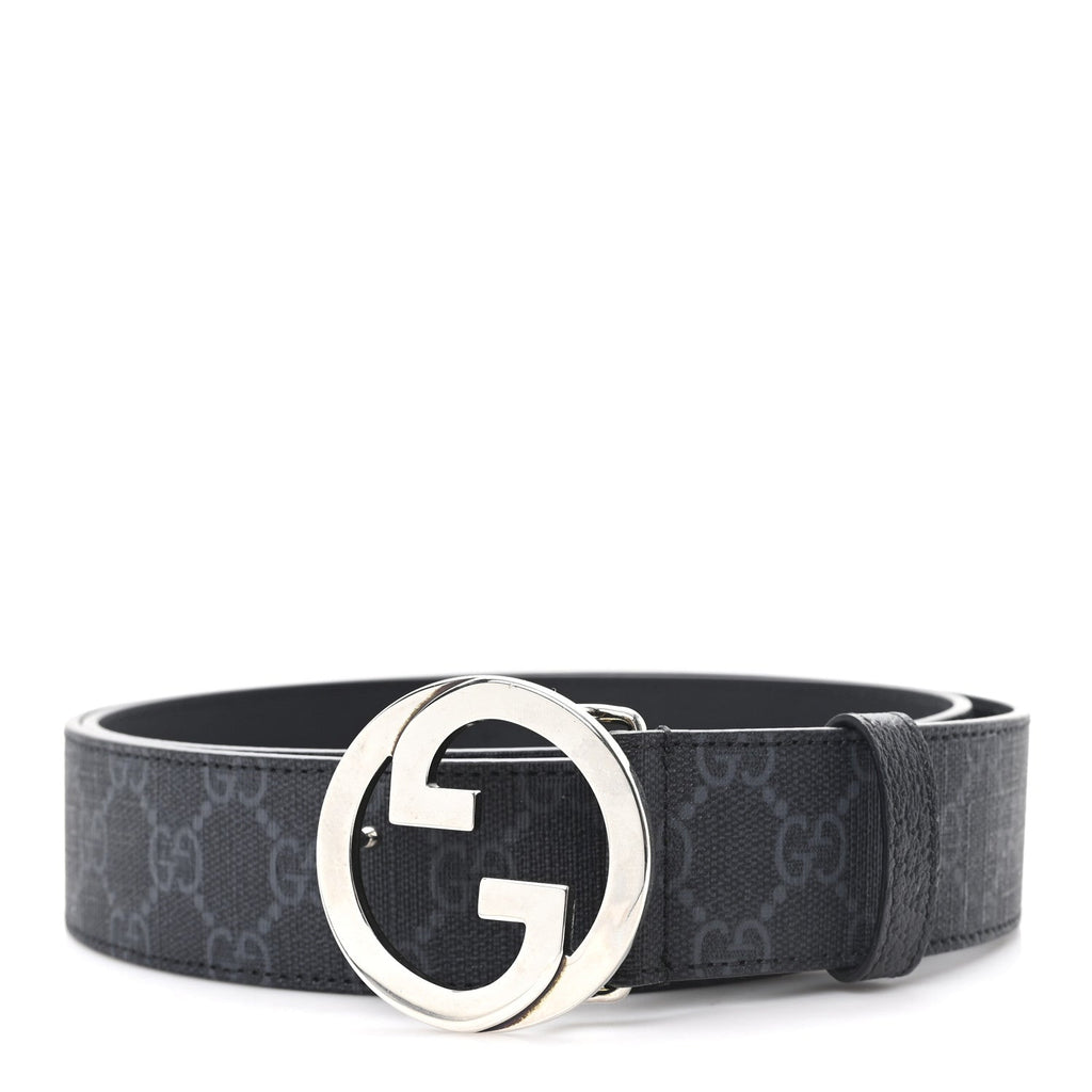 Gucci GG Supreme Monogram Blondie 40mm Belt 85 34 Black