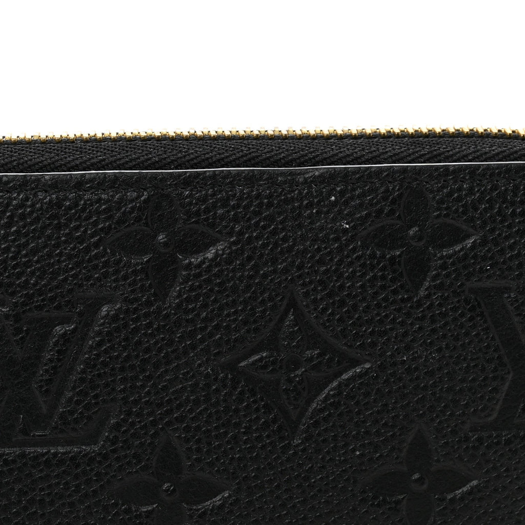 Louis Vuitton Empreinte Zippy Wallet Black
