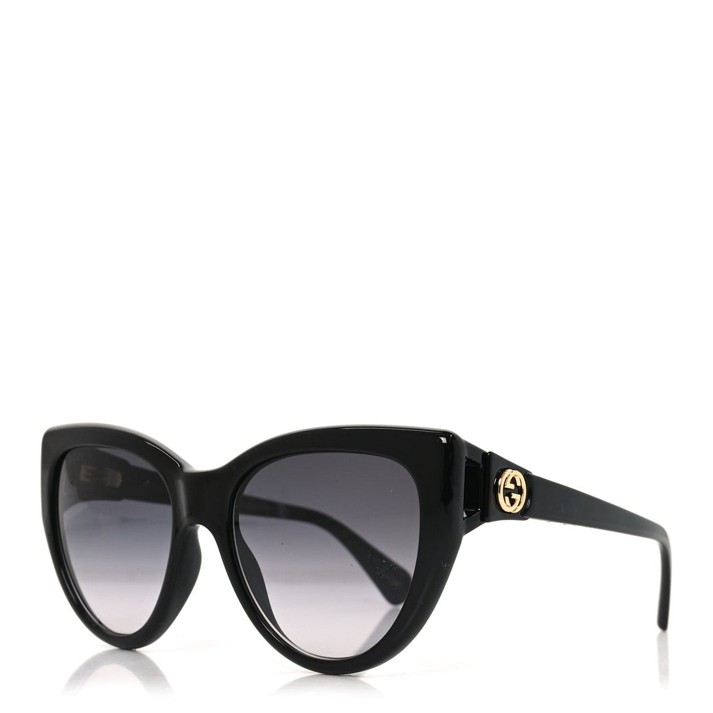 Gucci Acetate Cat Eye Sunglasses GG0877S Black