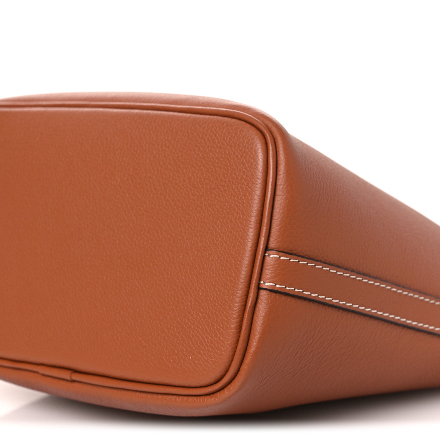 Louis Vuitton Calfskin Lock and Walk Bucket Cognac