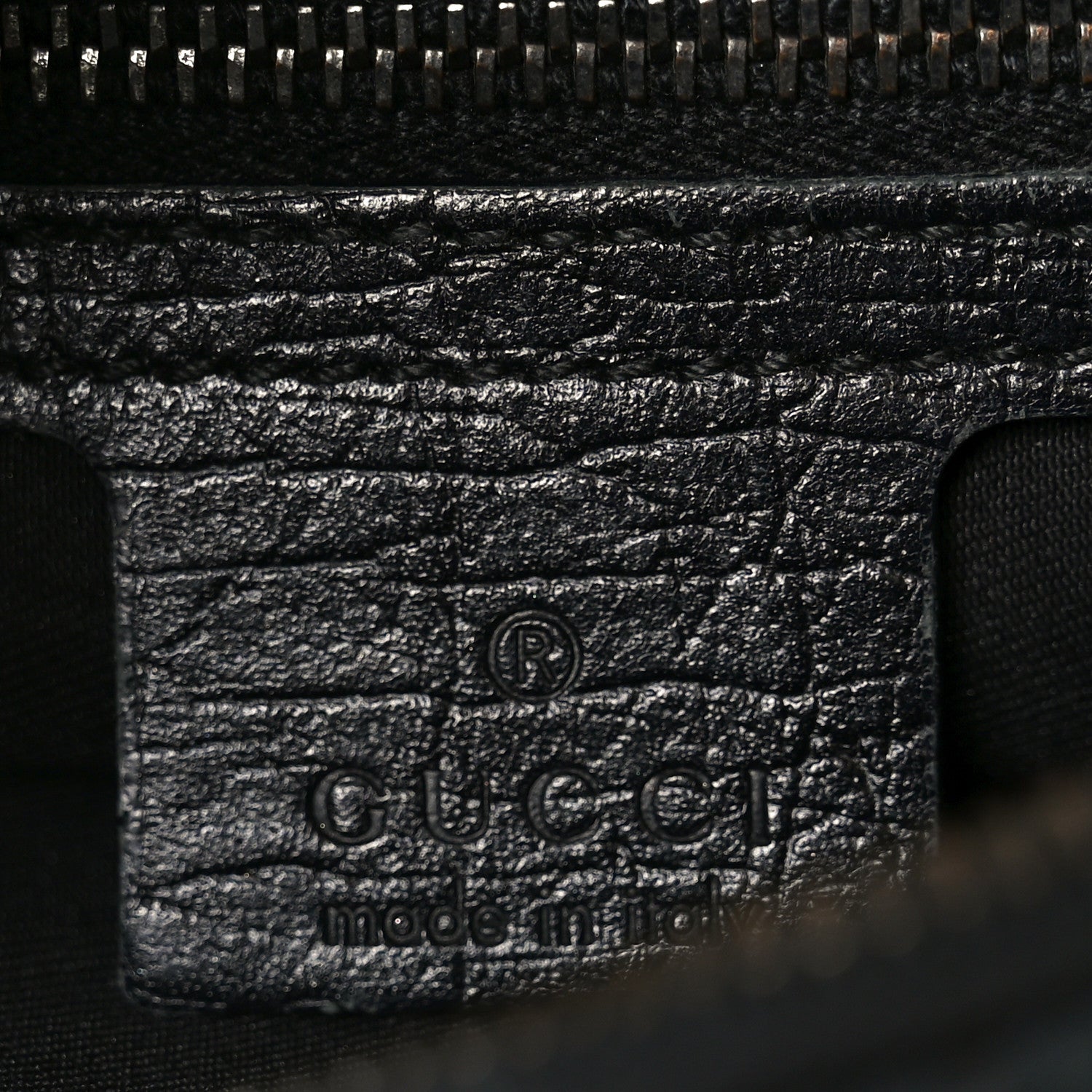 Gucci Monogram Medium Horsebit Chain Hobo Black