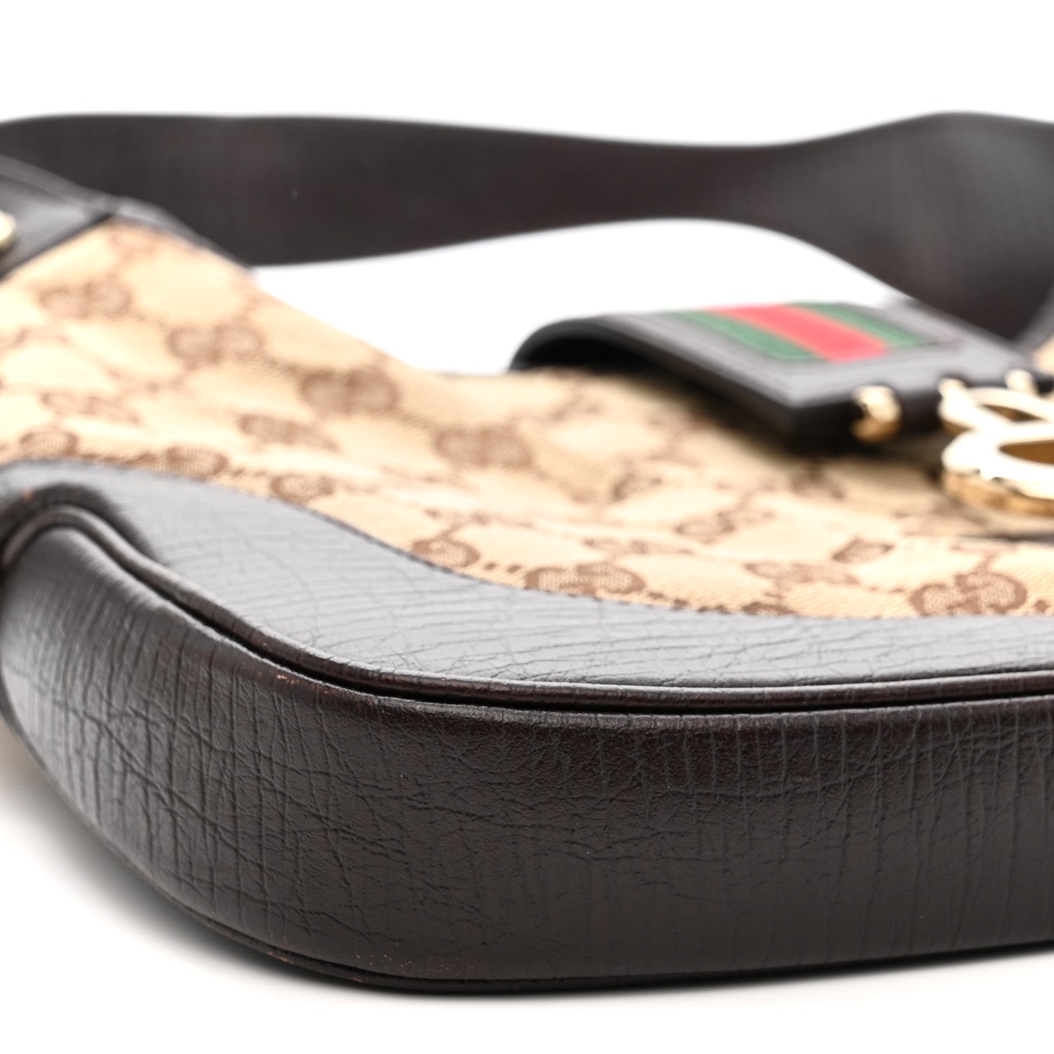 Gucci Monogram Calfskin Junco Small Hobo