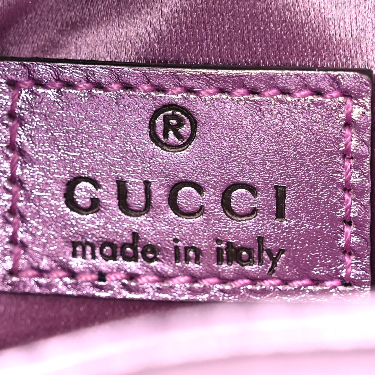 Gucci Laminated Nappa Nano Jackie 1961 Hobo Metallic Pink