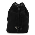 Prada Nylon Vela Drawstring Pouch Black