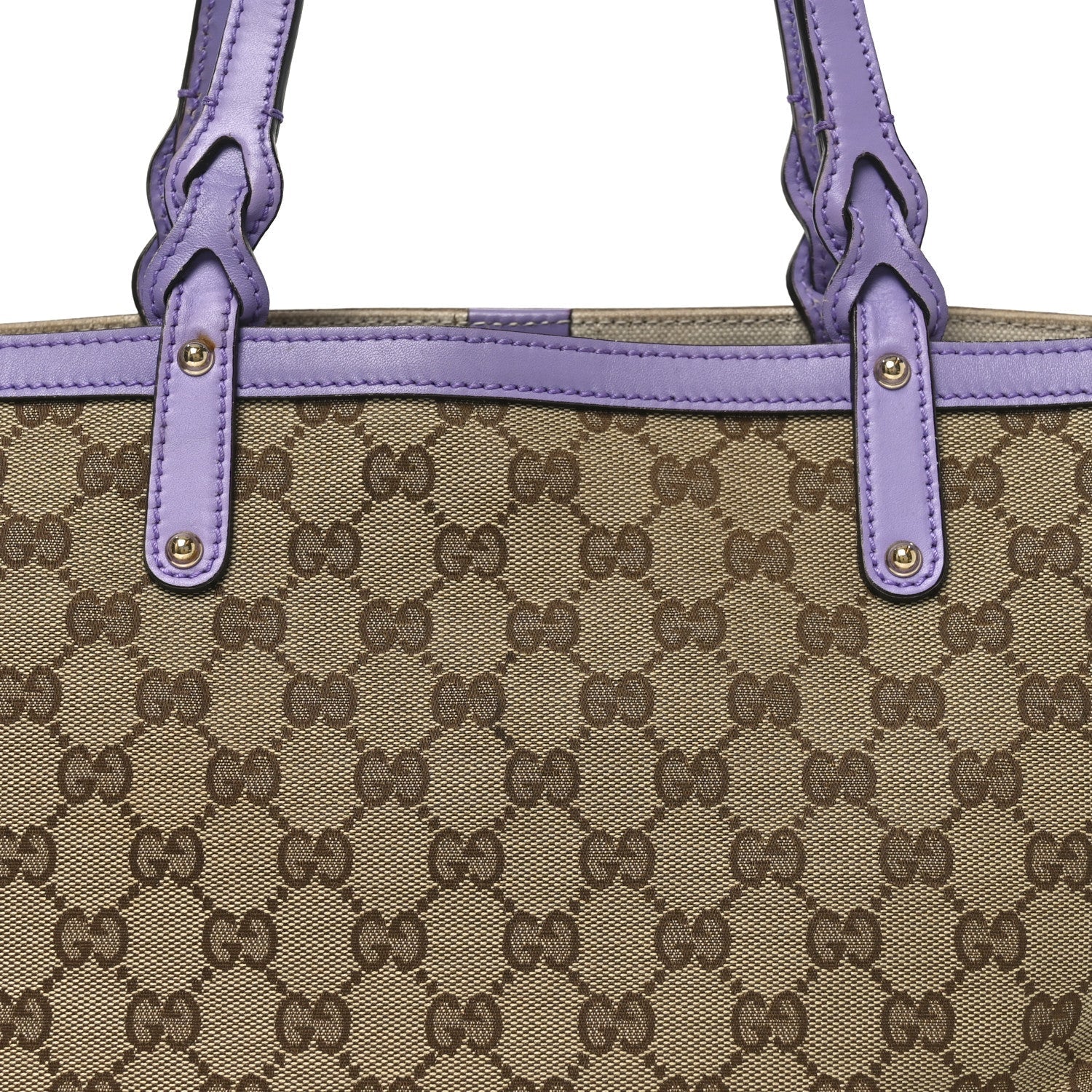 Gucci Monogram Small Craft Tote Lilac