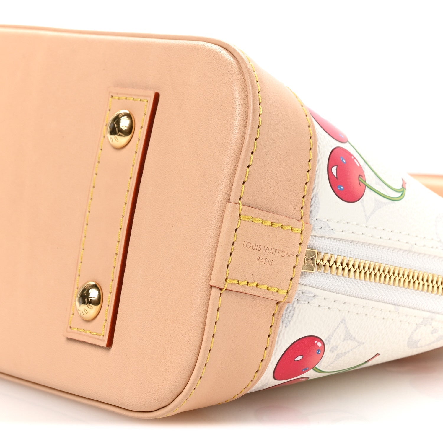 Louis Vuitton LV X TM Monogram Cerises Alma BB White