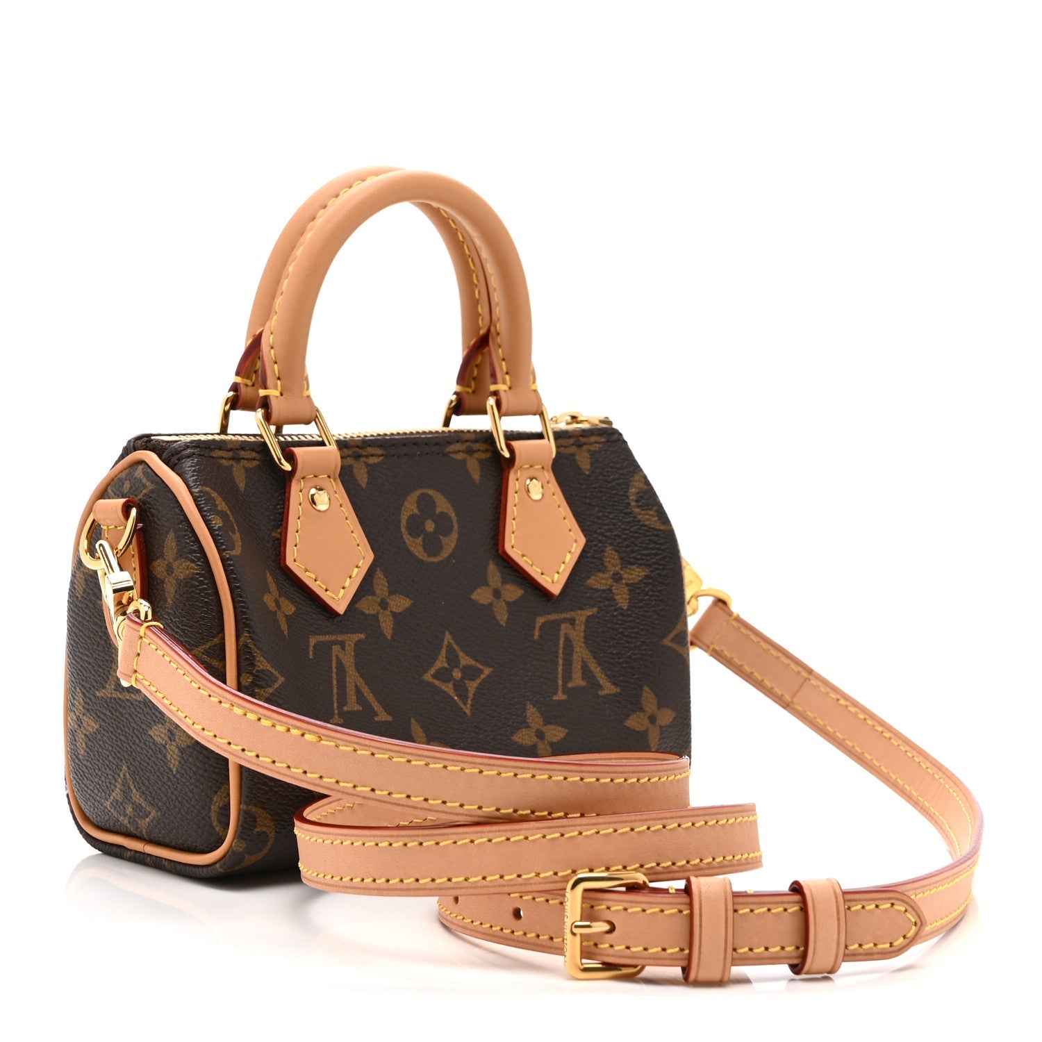 Louis Vuitton Monogram Vivienne Ice Skating Nano Speedy Bandouliere Pink