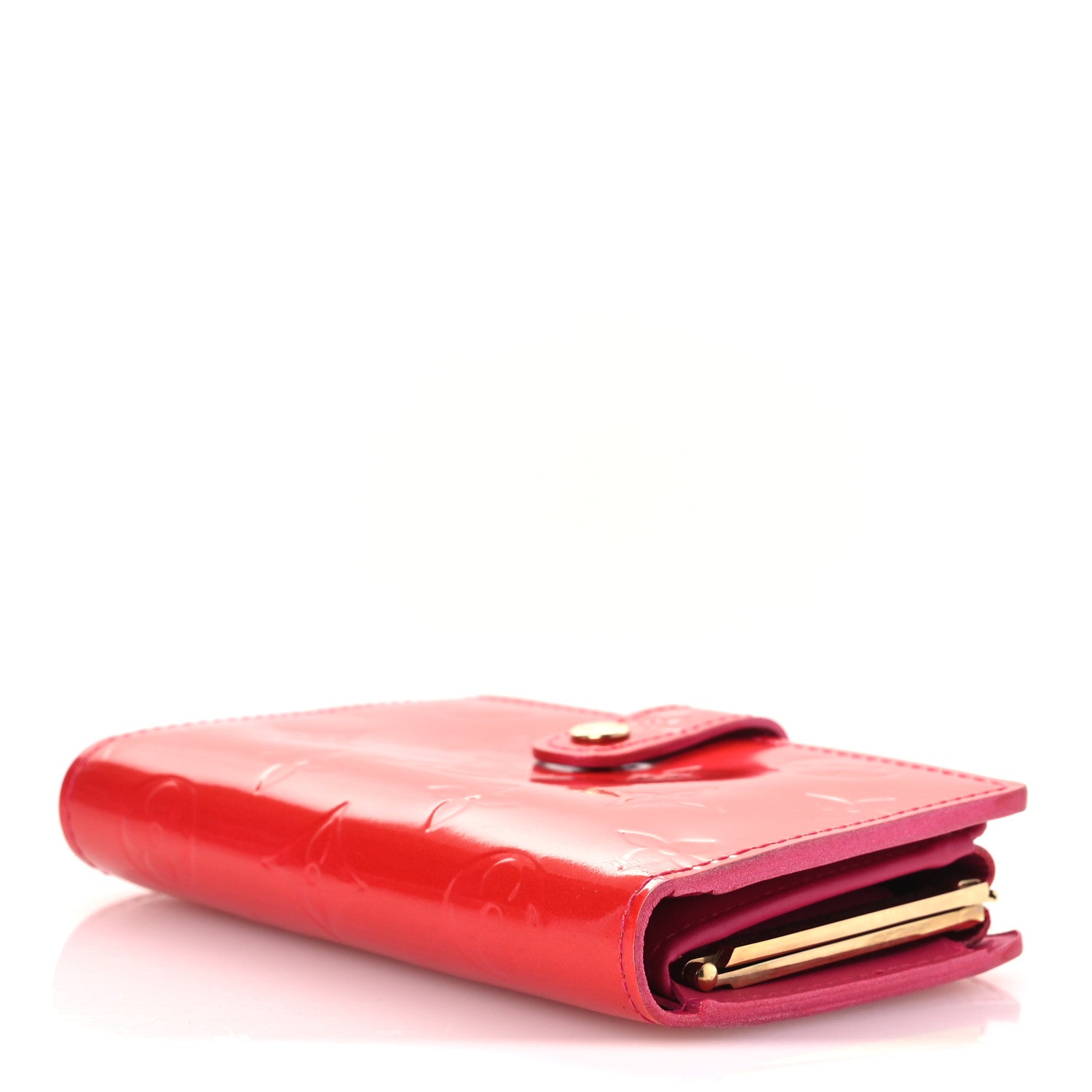 Louis Vuitton Vernis French Purse Wallet Fuchsia