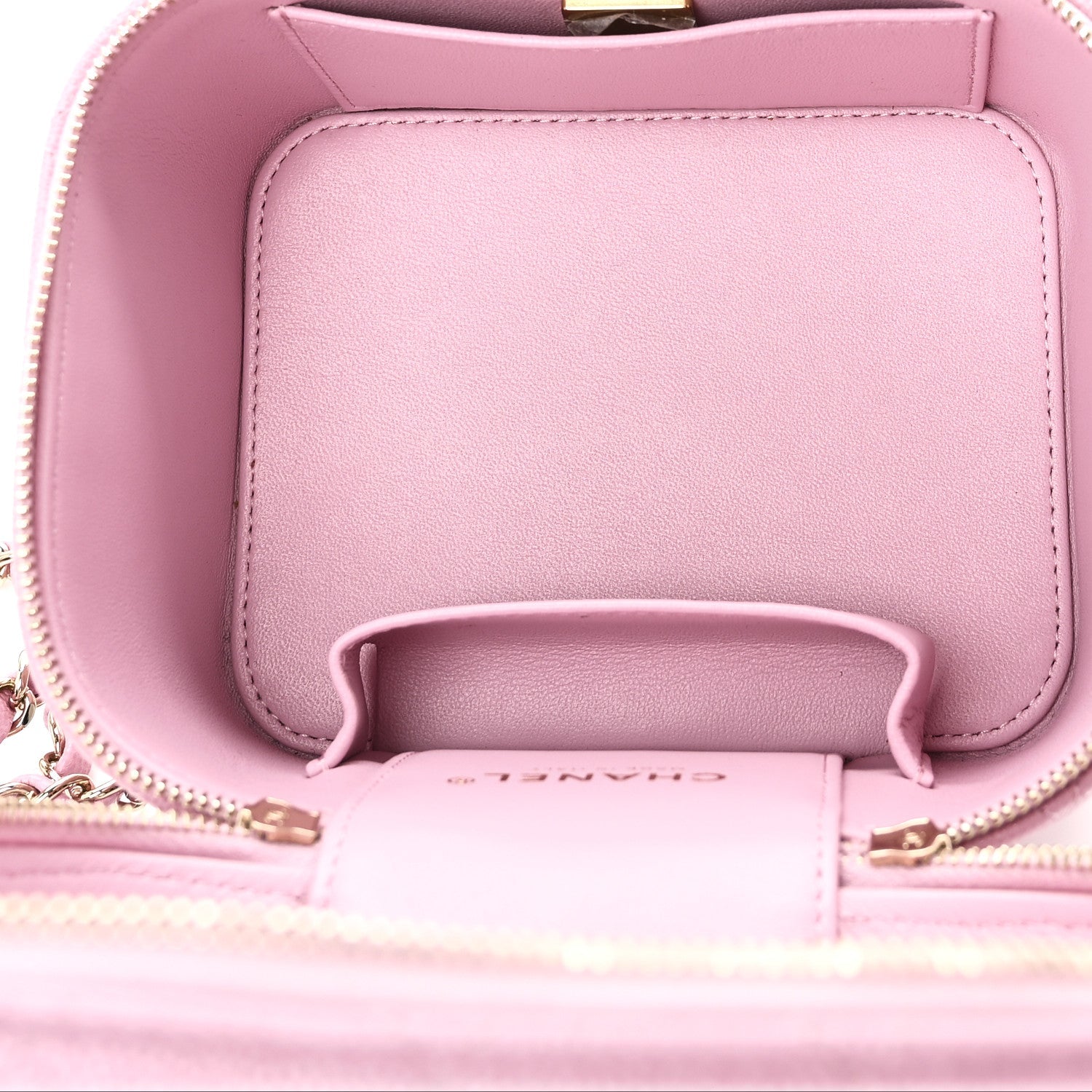 Chanel Caviar Quilted Small CC Vanity Case Pink