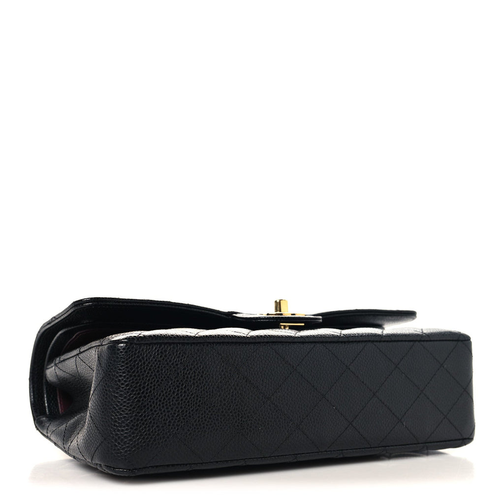 Chanel Caviar Quilted Medium Double Flap Black