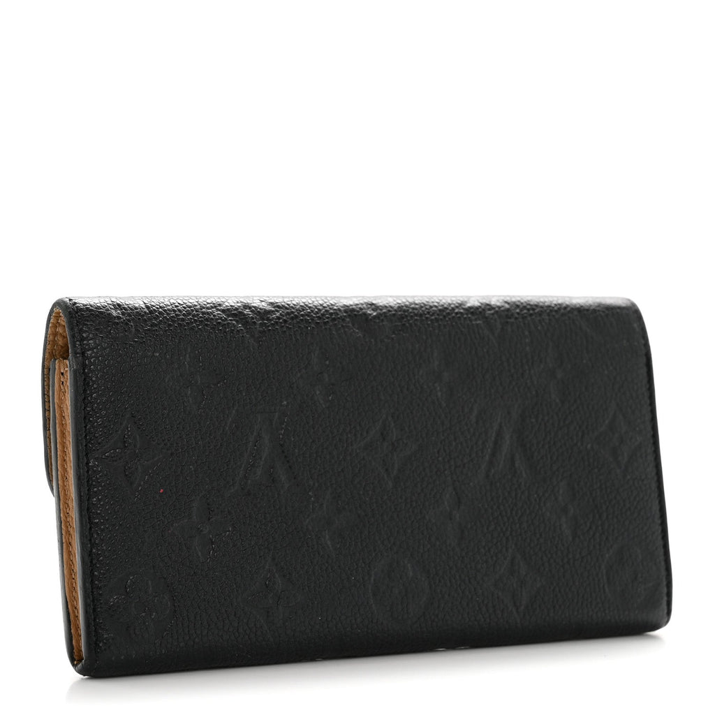 Louis Vuitton Empreinte Emilie Wallet Black Dune