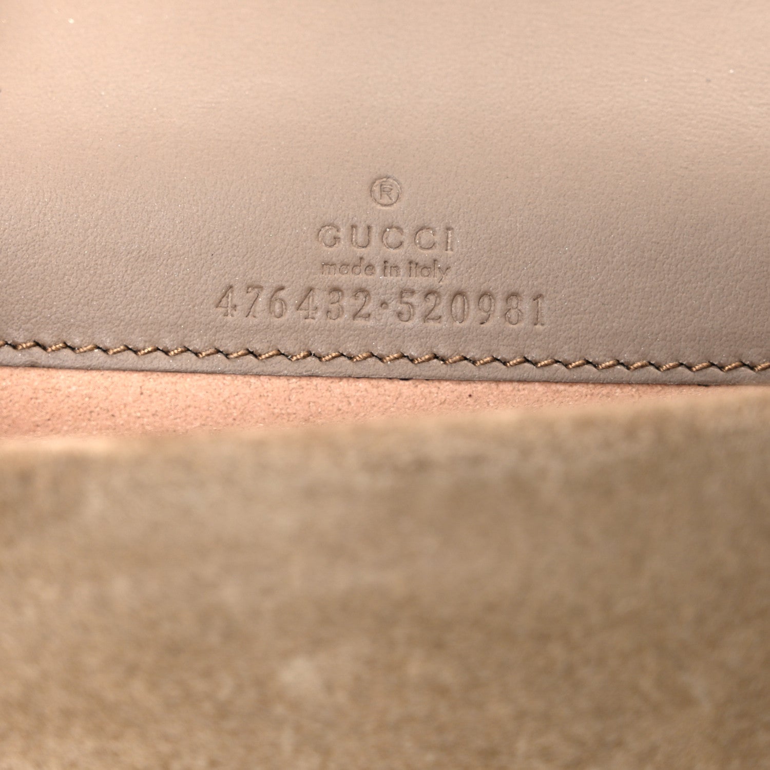 Gucci GG Supreme Monogram Super Mini Dionysus Shoulder Bag Taupe