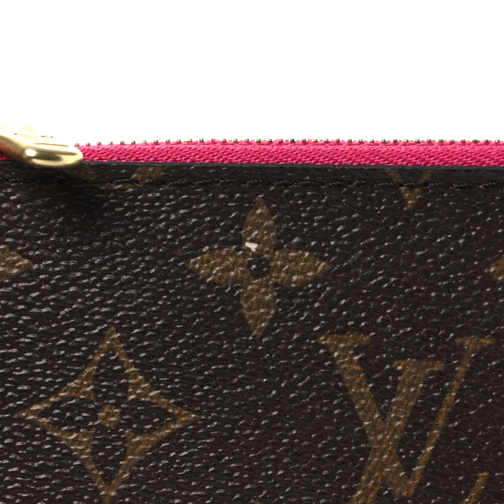 Louis Vuitton Monogram Neverfull MM GM Pochette Pivoine