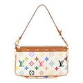 Louis Vuitton Monogram Multicolor Pochette Accessories White