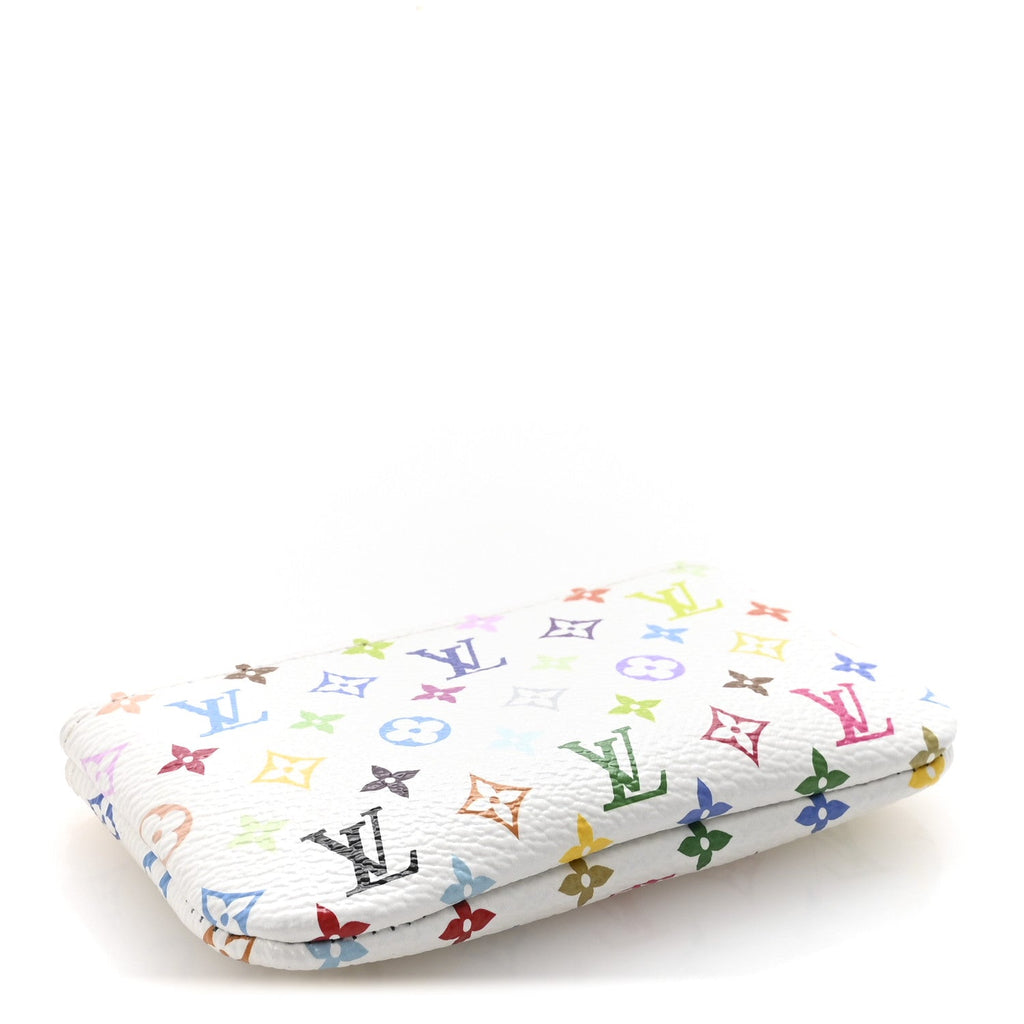 Louis Vuitton LV X TM Monogram Multicolor Key Pouch White