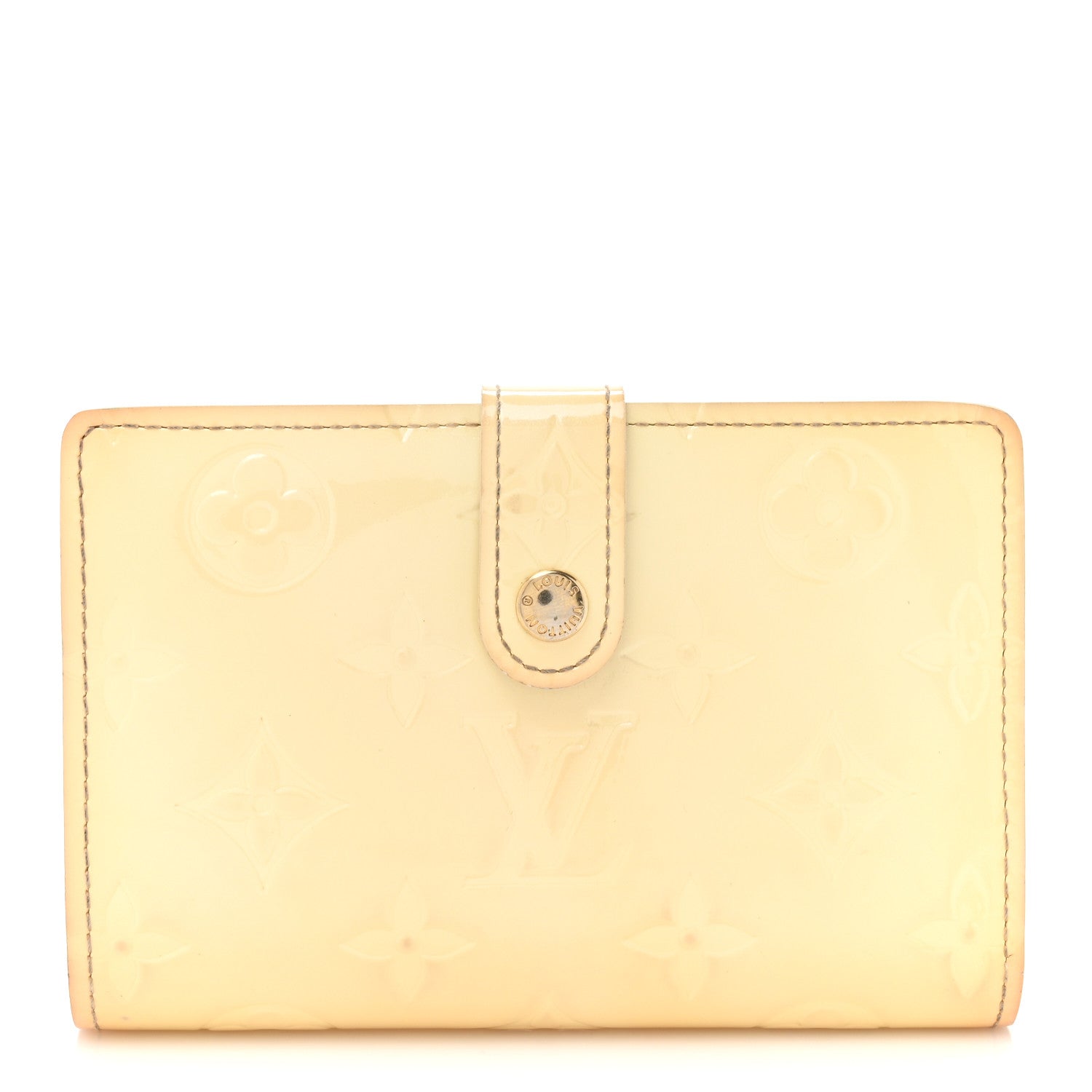 Louis Vuitton Vernis French Purse Wallet Perle