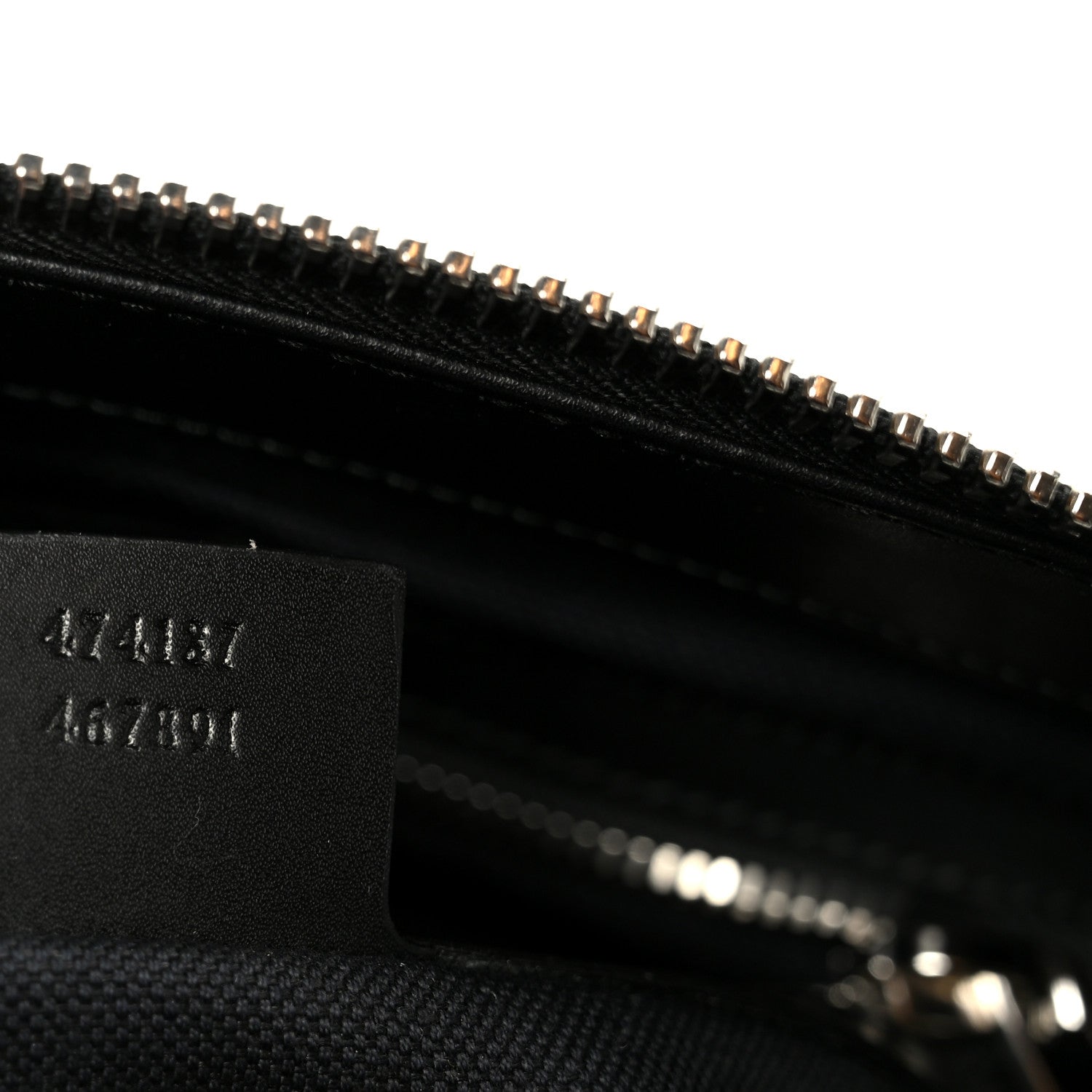 Gucci GG Supreme Monogram Appia Calfskin Web Flat Messenger Bag Black Grey