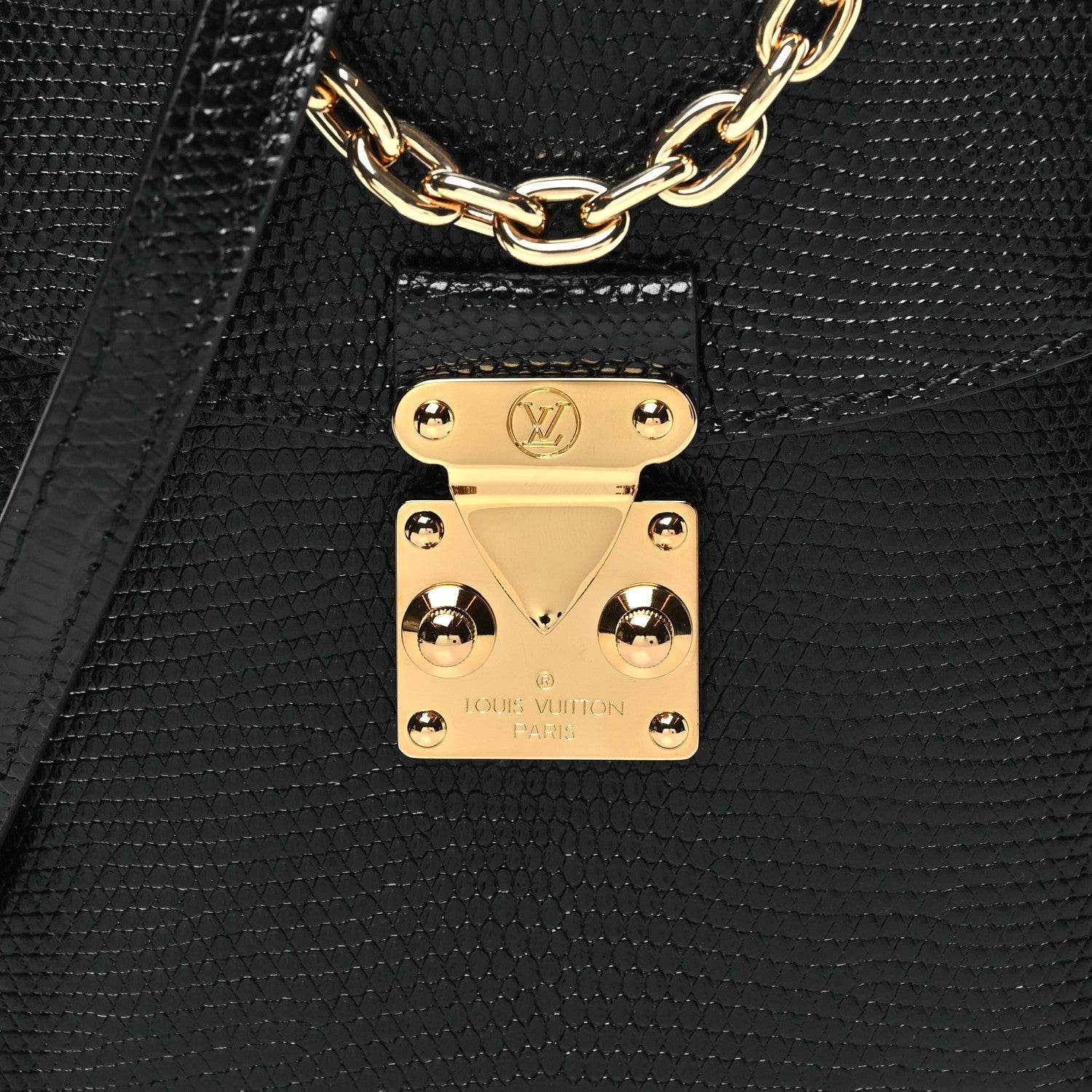 Louis Vuitton Lizard Camera Box Black