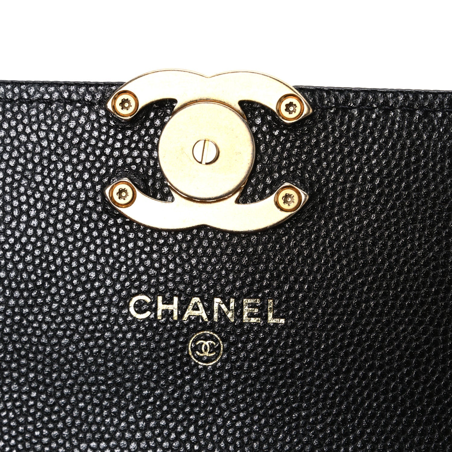 Chanel Caviar Quilted Mini Bracelet On Chain Wallet On Chain WOC Black