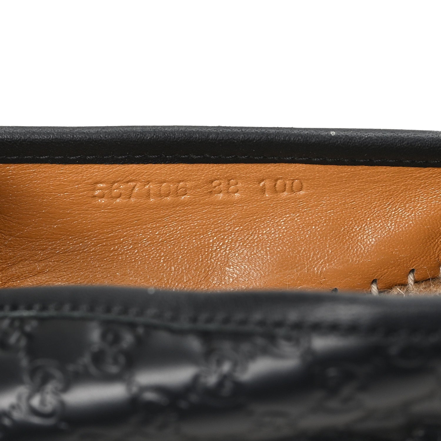 Gucci Microguccissima Signature Espadrilles 38 Black