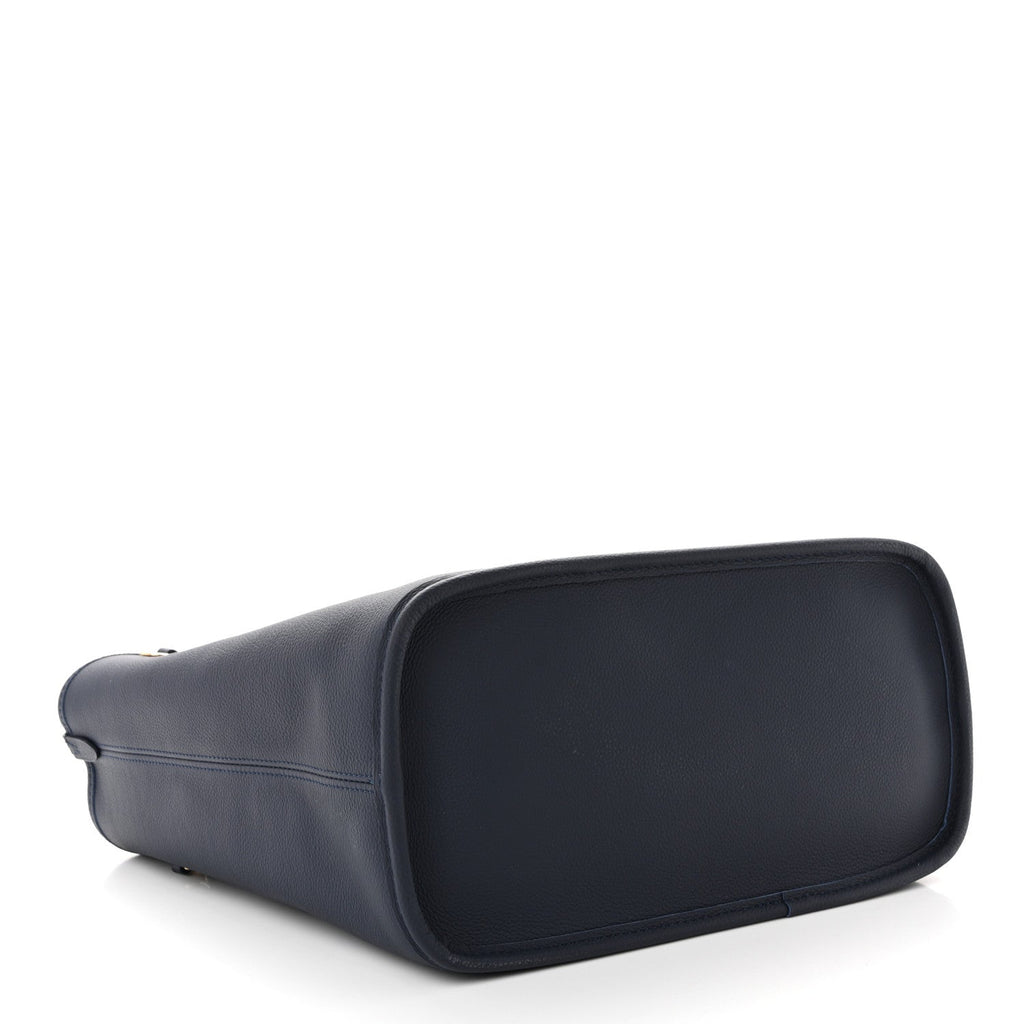Louis Vuitton Monogram Calfskin Neo Neverfull Inside Out MM Navy
