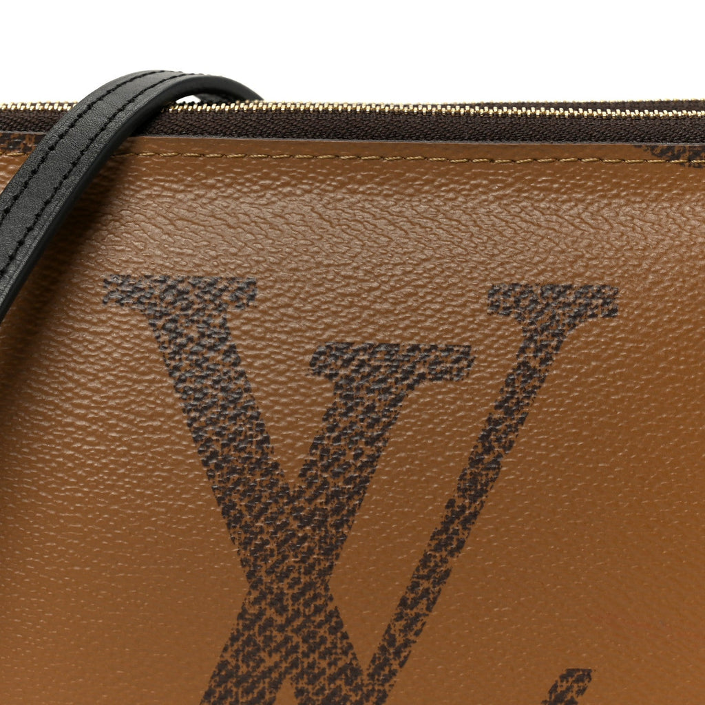 Louis Vuitton Reverse Monogram Giant Double Zip Pochette