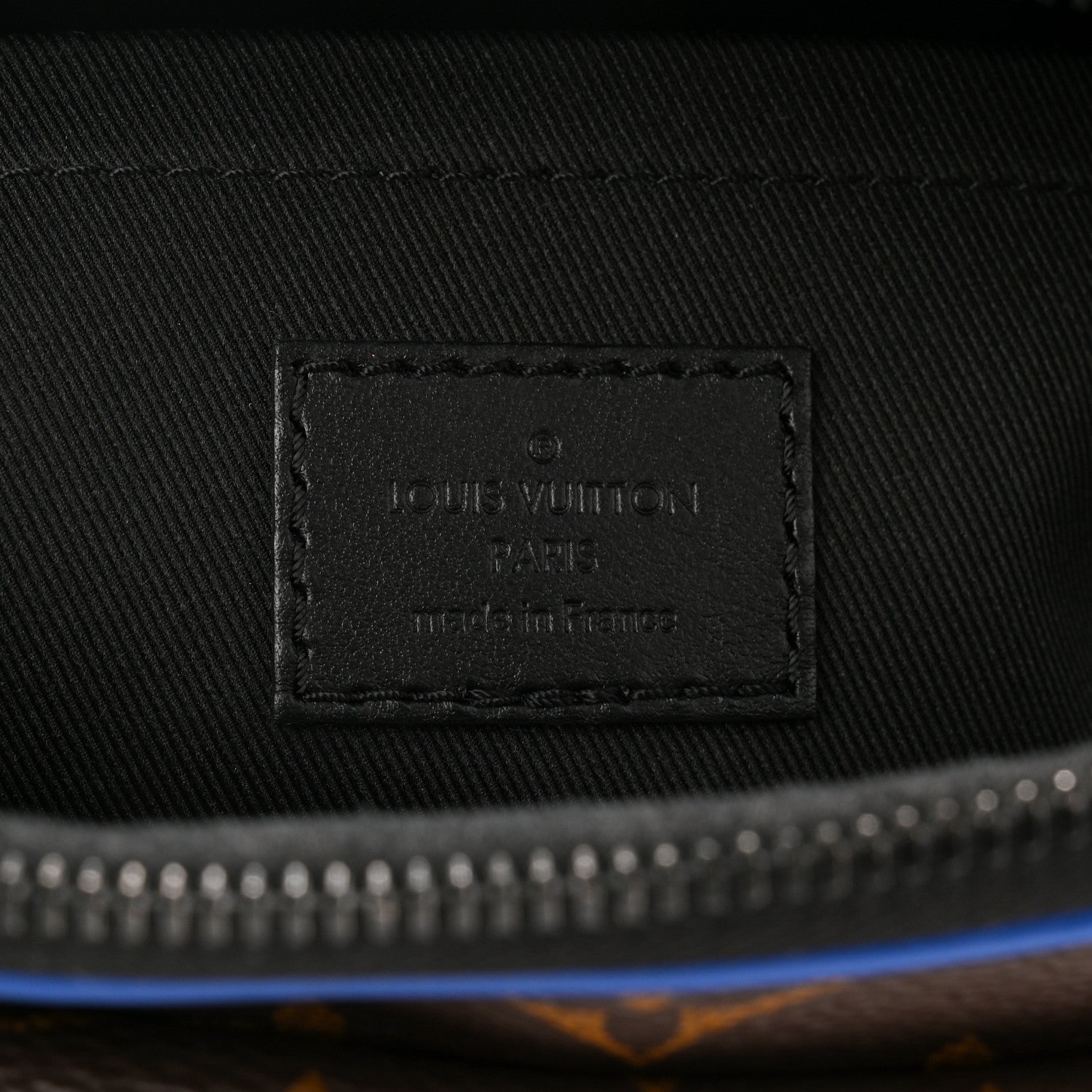 Louis Vuitton Monogram Macassar S Lock Messenger Blue