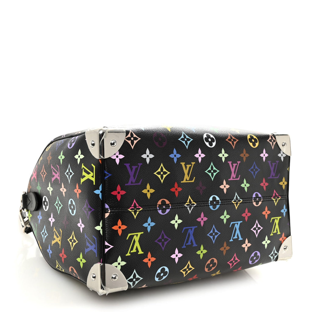 Louis Vuitton LV X TM Monogram Multicolor Speedy Soft 30 Black
